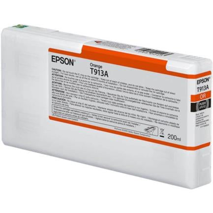 Tinta Epson UltraChrome HD 200Ml Color Naranja