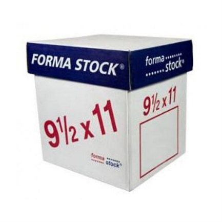 Papel Formastock 9.5x11" a 3 2/3" Blanco 2Tantos C/1500