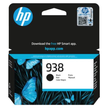 Tinta HP Original 938 Rendimiento 1250 Páginas Color Negro