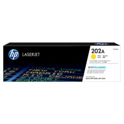 Toner HP LaserJet 202A Amarillo