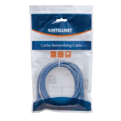 Cable Intellinet Red Cat5e UTP RJ45 M-M 3m Color Azul
