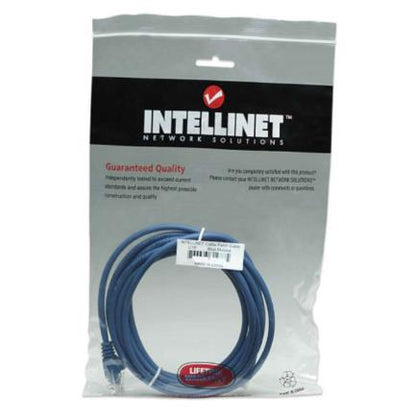 Cable Intellinet Red Cat5e UTP RJ45 M-M 7.5m Color Azul