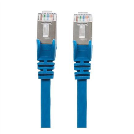 Cable Intellinet Red Cat6a S/FTP RJ45 0.9m Color Azul