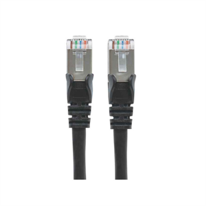Cable Intellinet Red Cat6a S/FTP RJ45 50 Micras 0.9m Color Negro