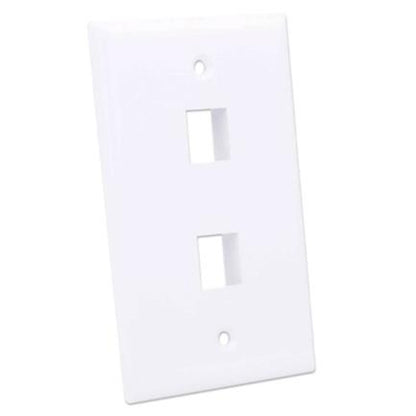 Tapa Intellinet para Caja 2 Perforaciones Color Blanco
