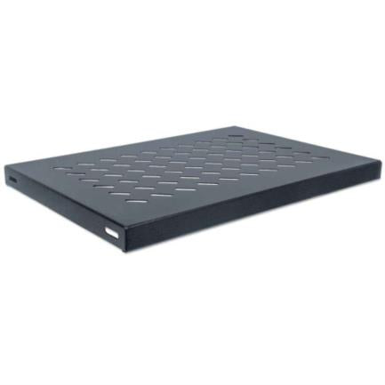 Charola Intellinet Gabinete 19" 1U Fija 35cm Ventilada 50kg Color Negro