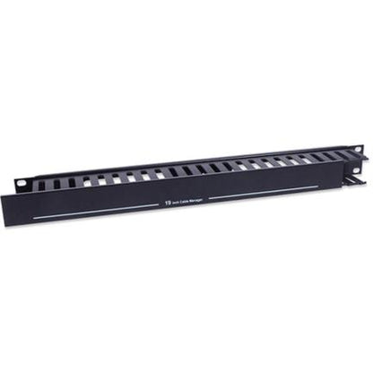 Organizador Intellinet Cables 19" 1U Horizontal Metalico Color Negro