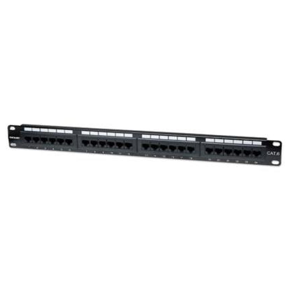 Panel Parcheo Intellinet Cat 6 24 Puertos UTP 1U