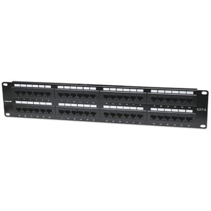Panel Parcheo Intellinet Cat 6 48 Puertos UTP 2U