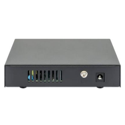 Switch Intellinet PoE+ con 5 Puertos Gigabit Color Negro