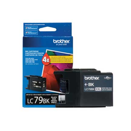 Tinta Brother LC79BK Rendimiento 2400 Páginas Color Negro