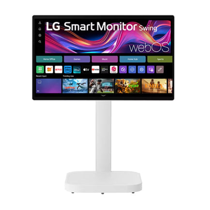 Monitor LG Inteligente Swing de 31.5" 4K UHD 3840x2160 IPS con Pantalla Táctil y Soporte Rodante