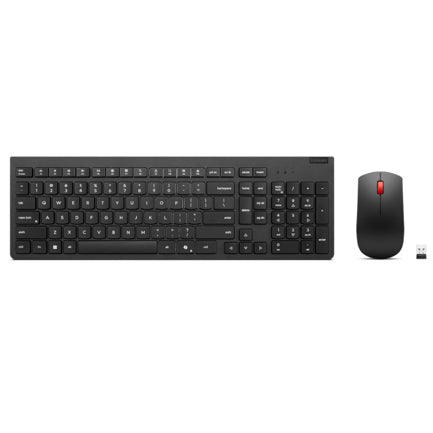 Lenovo Kit de Teclado y Mouse inalámbricos esenciales Gen2 Black-LA Spanish 171 (sin baterias)
