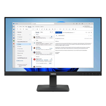 Monitor Lenovo ThinkVision S24-4e 23.8" WLED 1920x1080 HDMI/VGA