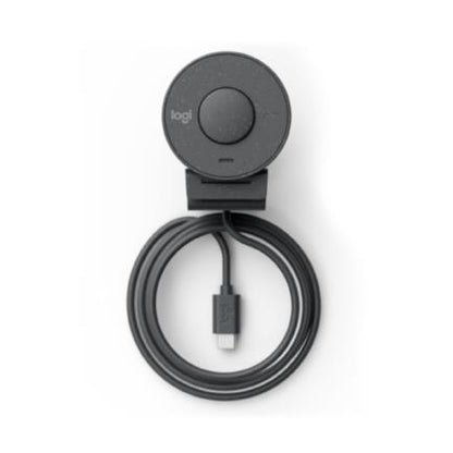 Cámara Web Logitech Brio 300 1080p USB-C con Corrección Iluminación Automática Micrófono Color Grafito