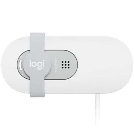 Cámara Web Logitech Brio 100 RTL Full HD 1080p Micrófono Integrado Conectividad USB Color Blanco