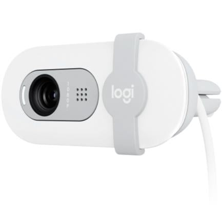 Cámara Web Logitech Brio 100 RTL Full HD 1080p Micrófono Integrado Conectividad USB Color Blanco