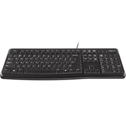 Teclado y Mouse Logitech MK120 Alámbrico USB Color Negro