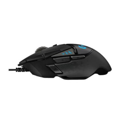 Mouse Logitech(D90) G502 Gaming Hero Alámbrico Alto Rendimiento Color Negro
