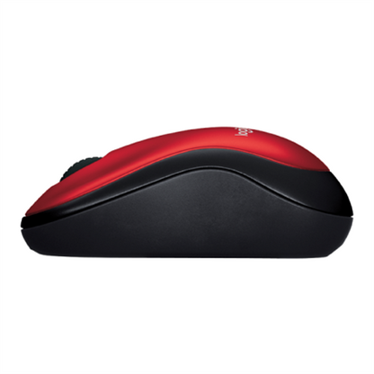 Mouse Logitech M185 Inalámbrico Color Rojo