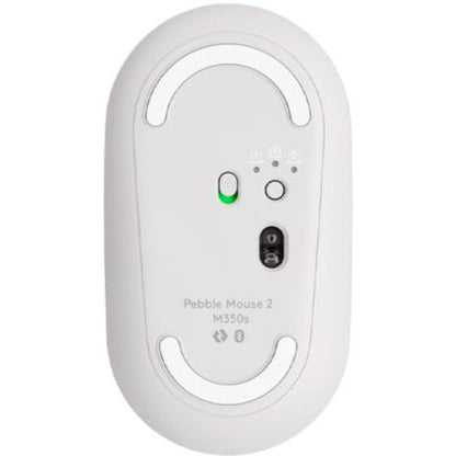 Mouse Logitech Pebble 2 M350s Inalámbrico Bluetooth 4000dpi Color Blanco