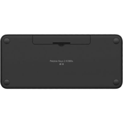 Teclado Bluetooth Logitech Pebble Keys 2 K380S Emparejamiento Multidispositivo Inalámbrico Color Grafito