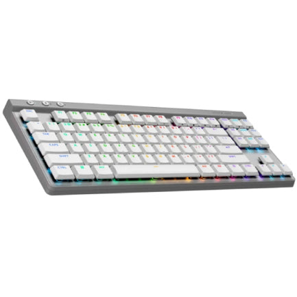Teclado Logitech G515 LightSpeed TKL Inalambrico  Gaming  USB Color Blanco