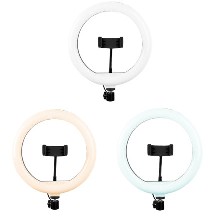 ARO DE LUZ PERFECT CHOICE DE 10 PARA STREAMING CON BASE EXPANDIBLE Y TRIPIE