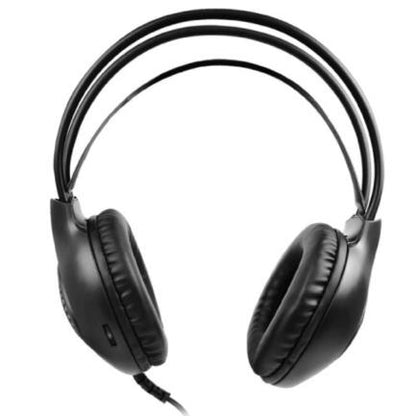 Diadema Alámbrica Perfect Choice Stream Pro Cable 1.8m Micrófono Omnidireccional 3.5mm Color Negro