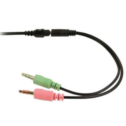 Diadema Alámbrica Perfect Choice Stream Pro Cable 1.8m Micrófono Omnidireccional 3.5mm Color Negro