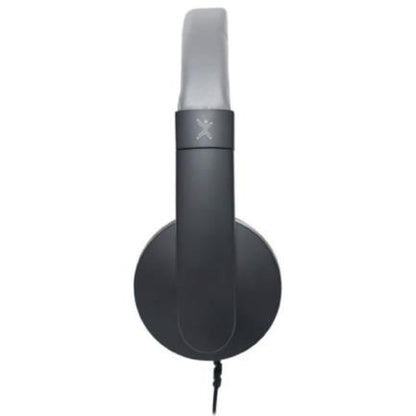Audífonos Perfect Choice Profesional USB con Micrófono Cable 1.8m Negro con Gris