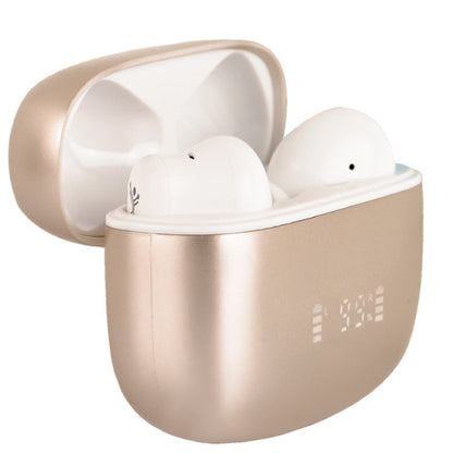 AUDIFONOS PERFECT CHOICE TWS ANC+ENC INTUNE- BEIGE/BLANCO