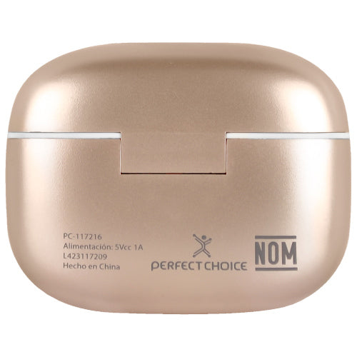AUDIFONOS PERFECT CHOICE TWS ANC+ENC INTUNE- BEIGE/BLANCO