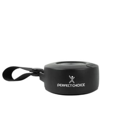 Bocina Perfect Choice Handy Portátil Inalámbrica Batería Recargable Luz RGB Color Negro