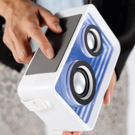 Bocina Portátil Loopstar Perfect Choice Bluetooth Recargable 15W Blanco