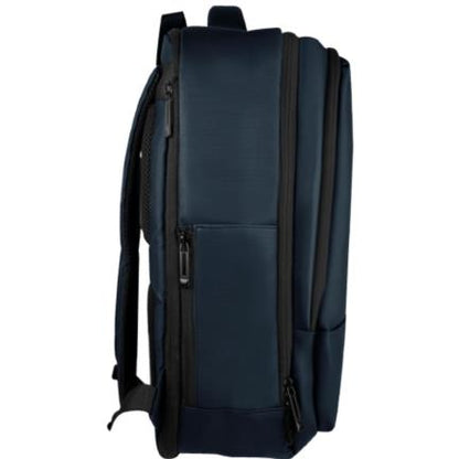 Mochila Perfect Choice para Laptop 15.6" Expandible Resistente al Agua Color Tundra Azul