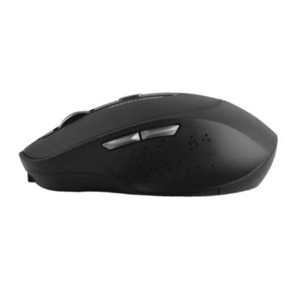 Mouse Perfect Choice Clix Inalámbrico Batería Recargable 6 Botones hasta 1600 DPI Color Negro