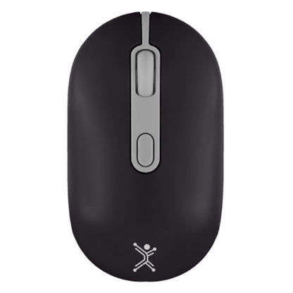 MOUSE RECARGABLE PERFECT CHOICE  2.4GHZ+BT CLIC SILENCIOSO COLORI - NEGRO
