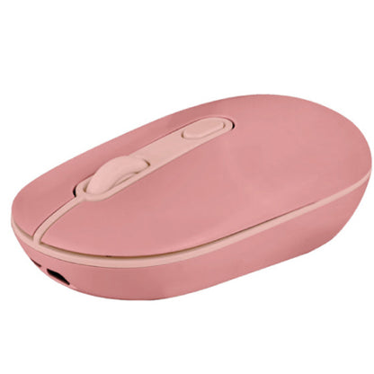 MOUSE RECARGABLE PERFECT CHOICE 2.4GHZ+BT CLIC SILENCIOSO COLORI - ROSA