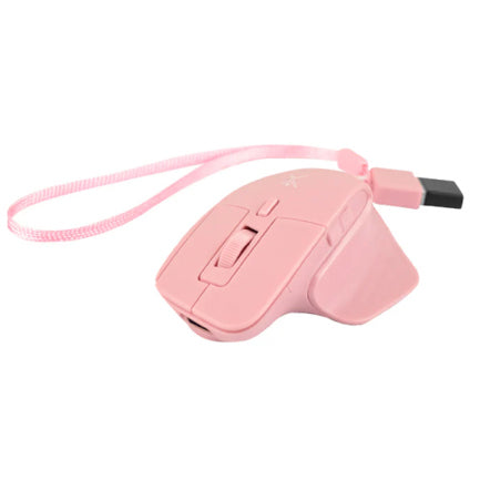 MINI MOUSE PERFECT CHOICE RECARGABLE CONEXION Y CONECTOR DUAL - PIXIE ROSA