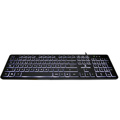 TECLADO PERFECT CHOICE CON ILUMINACION EN TECLAS PARA OFICINA - BACKLIGHT