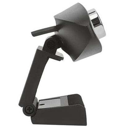 Cámara Web Manhattan Alta Definición HD 720p USB Micrófono Base Ajustable Color Negro
