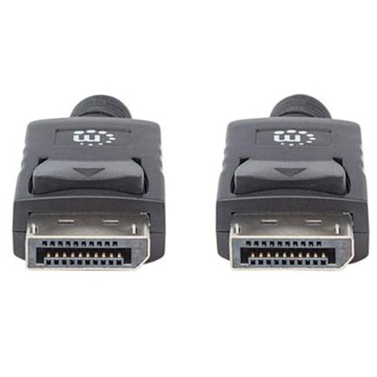 Cable Manhattan DisplayPort M-M Blindado 1m Color Negro