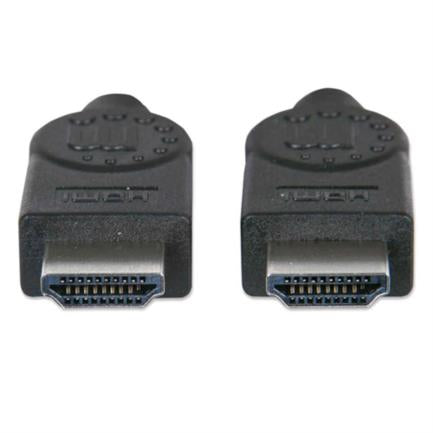 Cable Manhattan HDMI 1.3 M-M Alta Velocidad Blindado 10m Color Negro