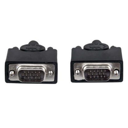Cable Manhattan SVGA Monitor 8MM HD15M-M 15m Color Negro