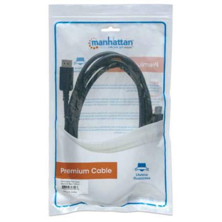 Cable Manhattan DisplayPort M-M 3m Color Negro