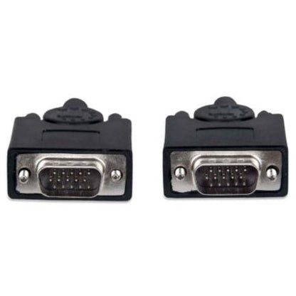 Cable Manhattan para Monitor SVGA HD15 M-M 30m Color Negro