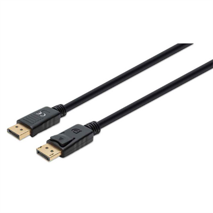 Cable Manhattan DisplayPort M-M 8K a 60Hz 2m Color Negro