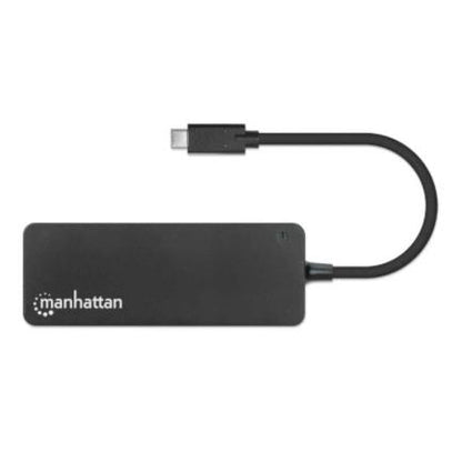 Hub Manhattan USB 3.2 Gen1 Tipo C 4 Puertos USB-A