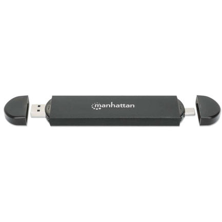 Gabinete SDD Manhattan USB-A / USB-C M.2 NVMe/SATA